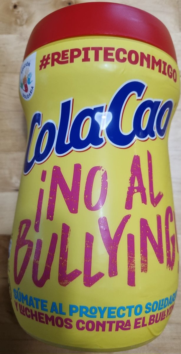 fgonabe's tweet photo. Me gusta esta campaña de @colacao 💪💪
#RepiteConmigo
#NoAlBullying https://t.co/DiA55nQSvY