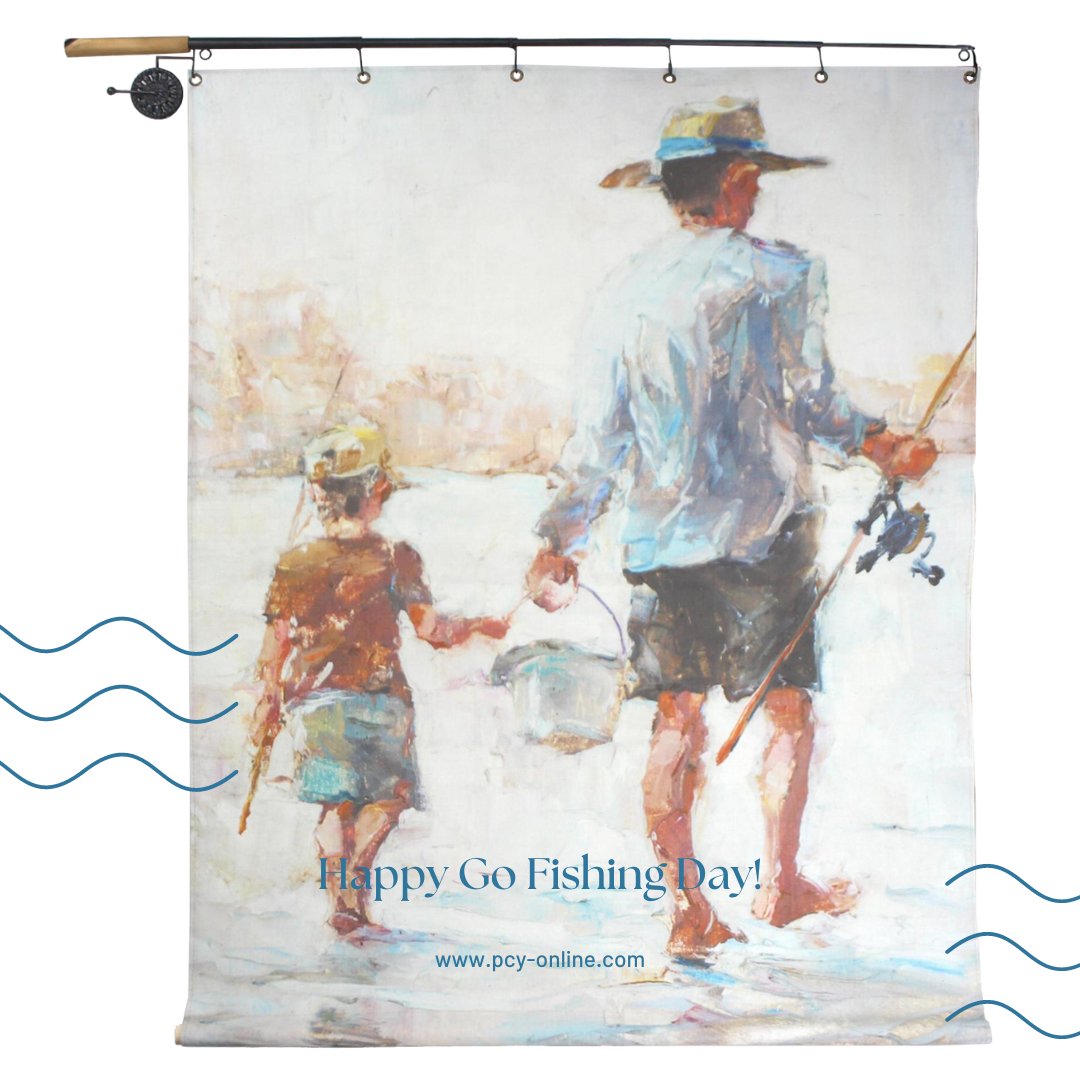 Today is Go Fishing Day!🐟

Grab your tackle and gear to go out and bring home a healthy, tasty, meal for the family.

#gofishing #hangingdecor #fishingquote #walldecor #wholesalehomedecor #onlinefair #tradeshow #3Dexpo #virtualmarket #b2bevents