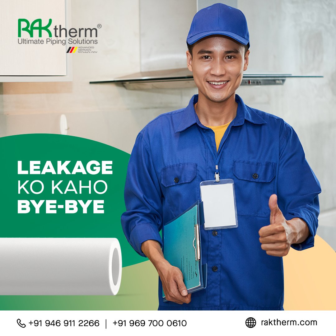 RakthermIndia's tweet image. Trust Raktherm for a leakage-proof piping system. Our PPR Pipes are built with fusion welding – Guaranteeing a perfect seal and hence no leakage.
Call 📞 +91 946 911 2266 or +91 969 700 0610 for more information or further project guidance
#RAKtherm #PPR #PipingSystem #Seal