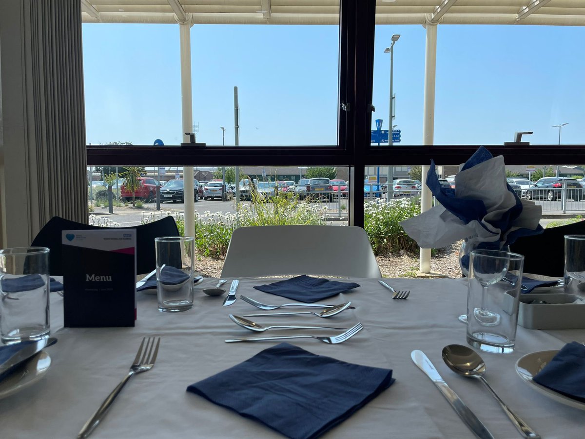 SolentEstates's tweet photo. All set for our charity lunch cooked by award-winning chefs Jim and Joe. Can’t wait to taste their culinary creations! #nhs #catering #hospitalfood #nhschef https://t.co/e17LJ13uUa