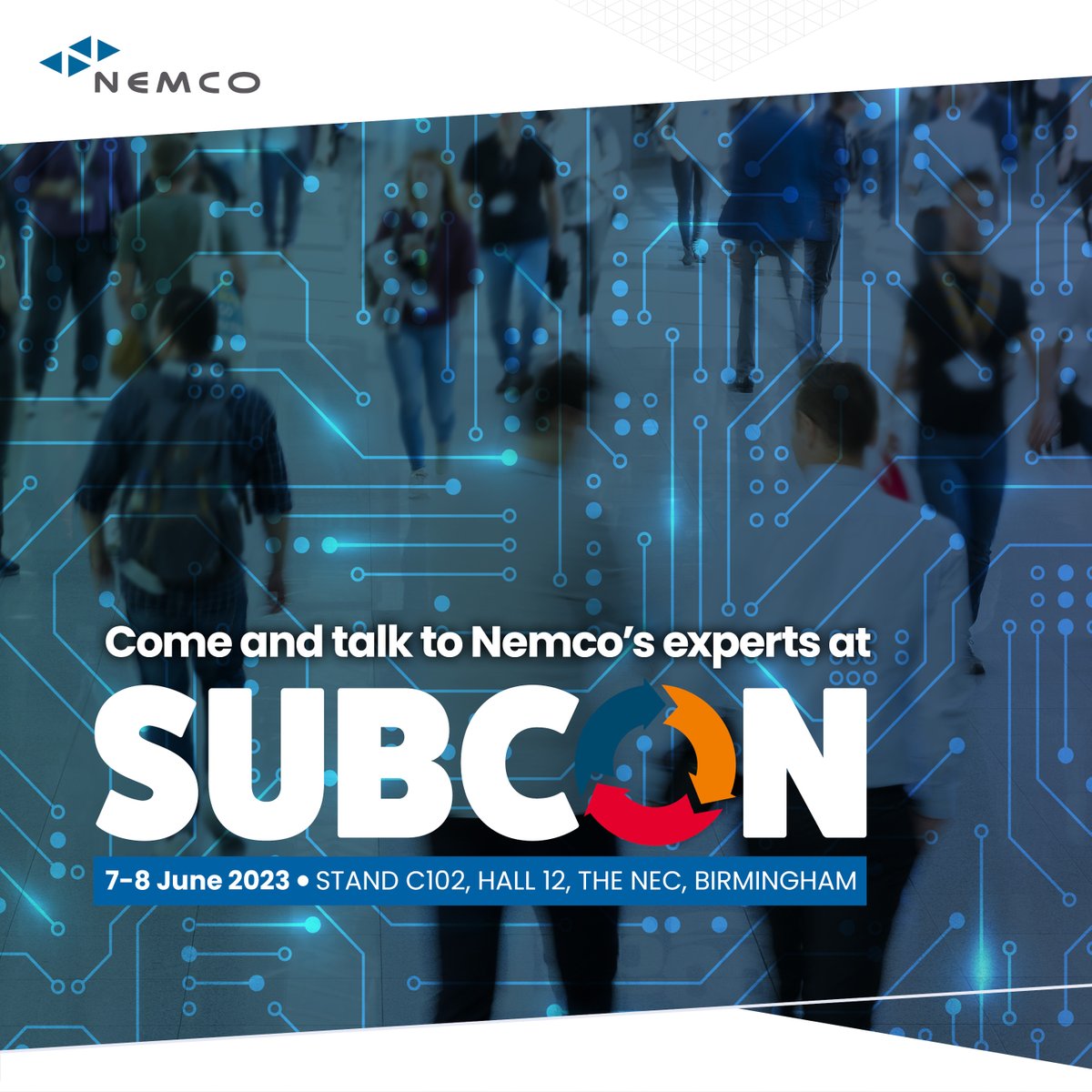 NemcoLtd_CEM's tweet photo. Subcon is a must attend event for any manufacturing and engineering professional. Nemco is delighted to be attending on 7-8th June and will be exhibiting on Stand C102.
Learn more in our @SubconShow blog: https://t.co/chFtC815Zd
#subcon #subcon2023 #contractmanufacturing #NEC https://t.co/3YHCQfbVEk
