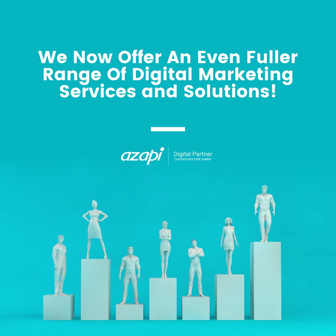 FirstImpactSA's tweet image. We've expanded our digital solutions. From captivating websites to digital marketing and advertising, top-notch branding, content creation and copywriting - plus complete SEO solutions. Reach out to us today at hello@azapi.co.za!
#Azapi #DigitalPartner #DigitalExperts