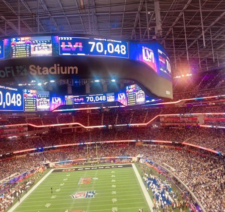jackwrby's tweet photo. @StokeyyG2 Super Bowl attendance compared to EFL Trophy attendance: https://t.co/kRcgJJCQcv