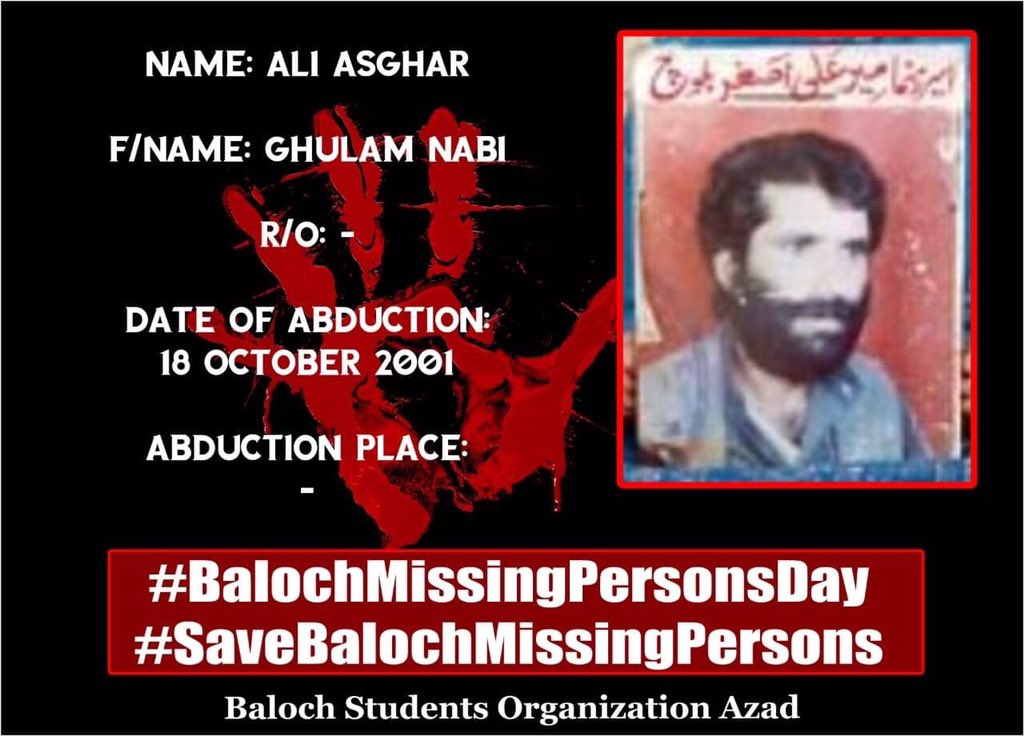 BSO__AZAD's tweet photo. Human rights organizations must play their crucial role in exposing these atrocities by State of Pakistan, advocating for justice, and ensuring the perpetrators are held accountable. The international community must stand in solidarity with the Baloch people, amplifying their voices and demanding an end to enforced disappearances.

8Th June - #BalochMissingPersonsDay