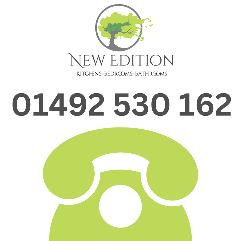 For all your bathroom, bedroom, kitchen and home improvement needs call @NewEditionlimited 01492 530 162 or email neweditionlimited@btinternet.com neweditionltd.co.uk