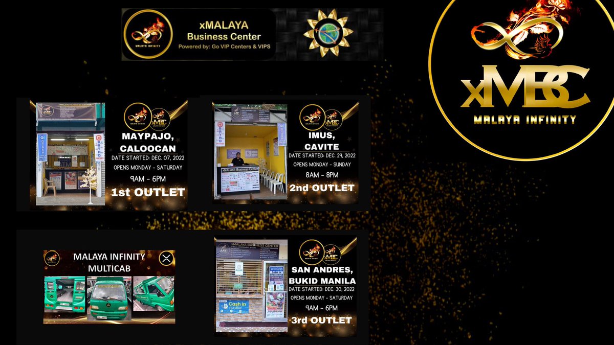 #xMBC - Malaya Business Center
a Real world Utility of
<a href="/MalayaInfinity/">Malaya Infinity</a> 🔥

A multiple Real world Businesses that generates realworld Income. 

The qualified holder's will get % of total income which will be distributed every month 😎

Be a Holder Be Rewarded !

#xMALAYA #xMBC