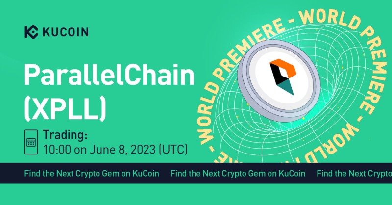 kucoincom's tweet photo. 💥World Premiere💥

📢 New Listing

@ParallelChainLB $XPLL gets listed on #KuCoin! 

💎Pair: XPLL/USDT
💎Deposit: now open (network: ParallelChain)
💎Trading: 10:00 AM on June 8, 2023 (UTC)