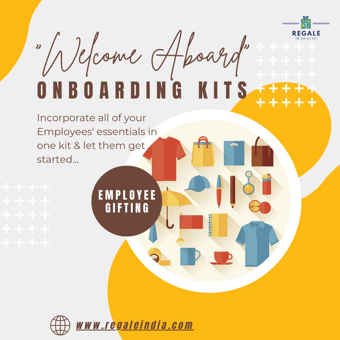 What is a better way to welcome new hires into the organisation than with a Gift?🎁

A kit comprising of simple, thoughtful Gifts is a terrific way to get started🎯

#corporategifts #gifts #welcomekit #employeeonboarding #newhire #firstday #Chennai #corporateculture #regaleindia