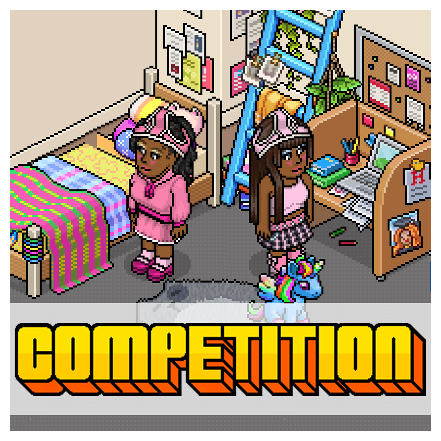 We're giving away Pants Hats 🩲

To win, all you need to do is:

✅ Dress up in your best arty, nerdy, gothic OR sporty outfit (choose one)

✅ Follow or be following us on Twitter @‌habbo

✅ Tag us on Twitter along with 2 friends AND include the hashtag #HabboUniversity