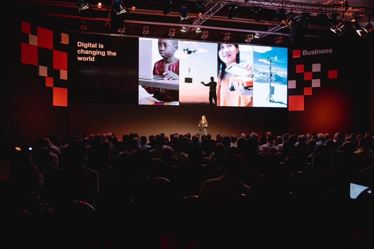 orangebusiness's tweet photo. 🗨️"Knowledge and know-how are now key drivers of #globalization with growth in the flow of services, intellectual property, and talent that produced 2 times more manufactured goods, resources, capital"
🗣️Our CEO @AlietteML speaks at #HelloWorld23 https://t.co/oqMKKtLZNi