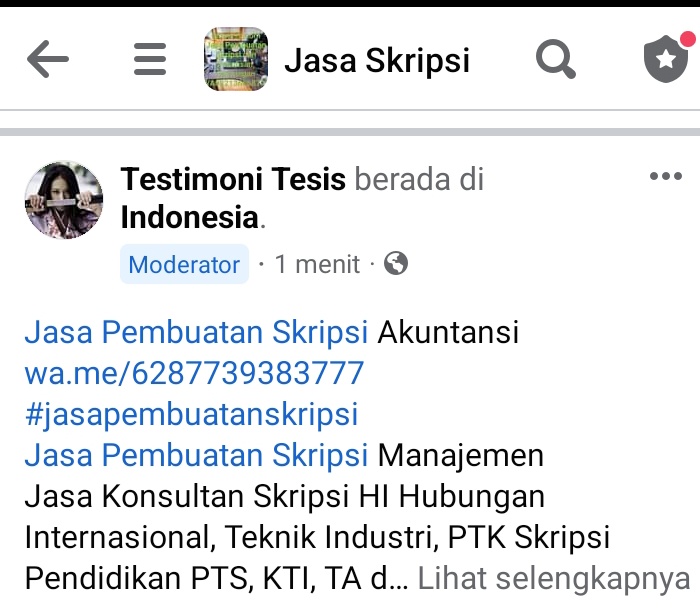 TesisTestimoni's tweet photo. Jasa Pembuatan Skripsi Akuntansi
https://t.co/xlvNUYYvyh
#jasapembuatanskripsi
Jasa Pembuatan Skripsi Manajemen
Jasa Konsultan Skripsi HI Hubungan Internasional, Teknik Industri, PTK Skripsi Pendidikan PTS, KTI, TA dan Karya Ilmiah
Jasa Tesis https://t.co/6bWxNLpM8w