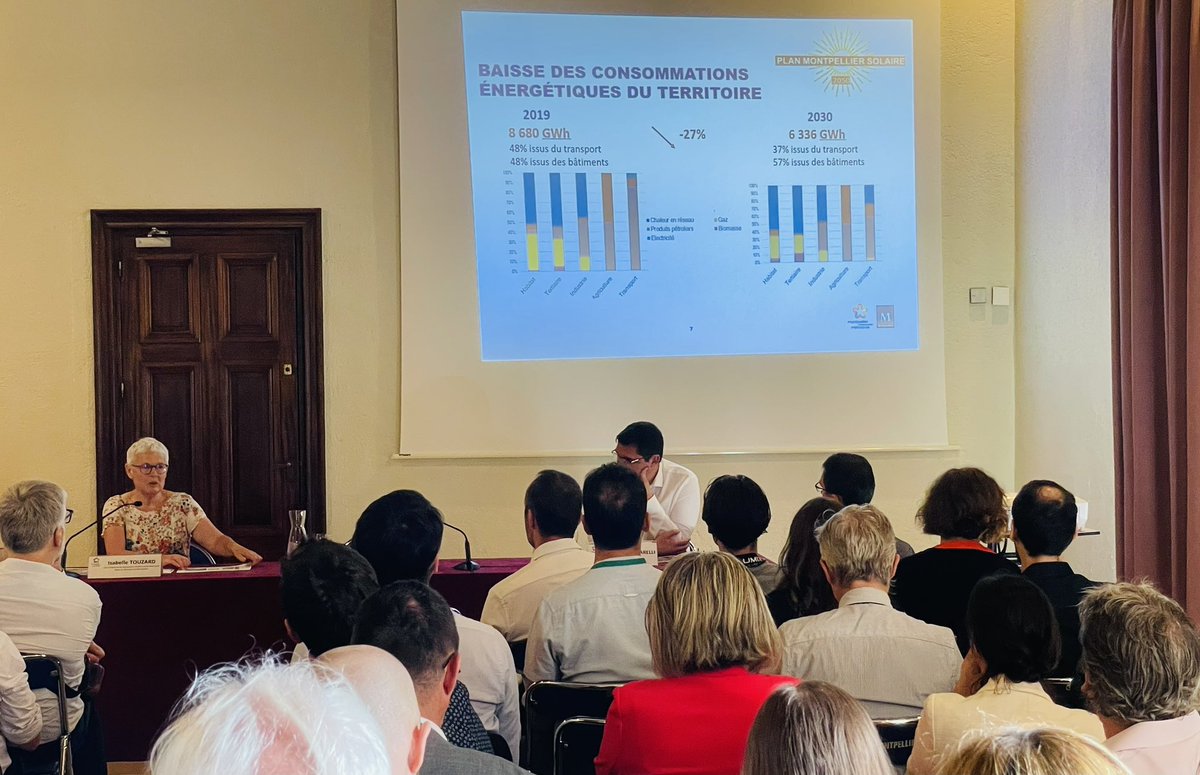 Ce matin à Grammont, lancement de l’ambitieux Plan Solaire de <a href="/Montpellier3m/">Montpellier Métropole</a>  avec les objectifs de neutralité carbone en 2050 et 45% des énergies renouvelables locales!
Merci à I.Touzard et ses équipes.
<a href="/MDelafosse/">Michaël Delafosse - Maire de Montpellier</a> <a href="/CalvatRenaud/">Renaud Calvat</a> <a href="/Cemater_asso/">Cemater</a> <a href="/Prefet34/">Préfète de l'Hérault 🇫🇷</a>