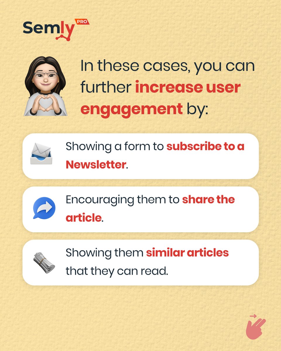 SemlyPro's tweet photo. 💡 High Bounce Rate is not always a bad thing.
👉 Swipe to find out why!

❤️ Follow @SemlyPro Semly Pro - The SEO Company for more SEO tips.

#digitalmarketing #seo #linkedin #marketing #google https://t.co/eK2QvqiBJP