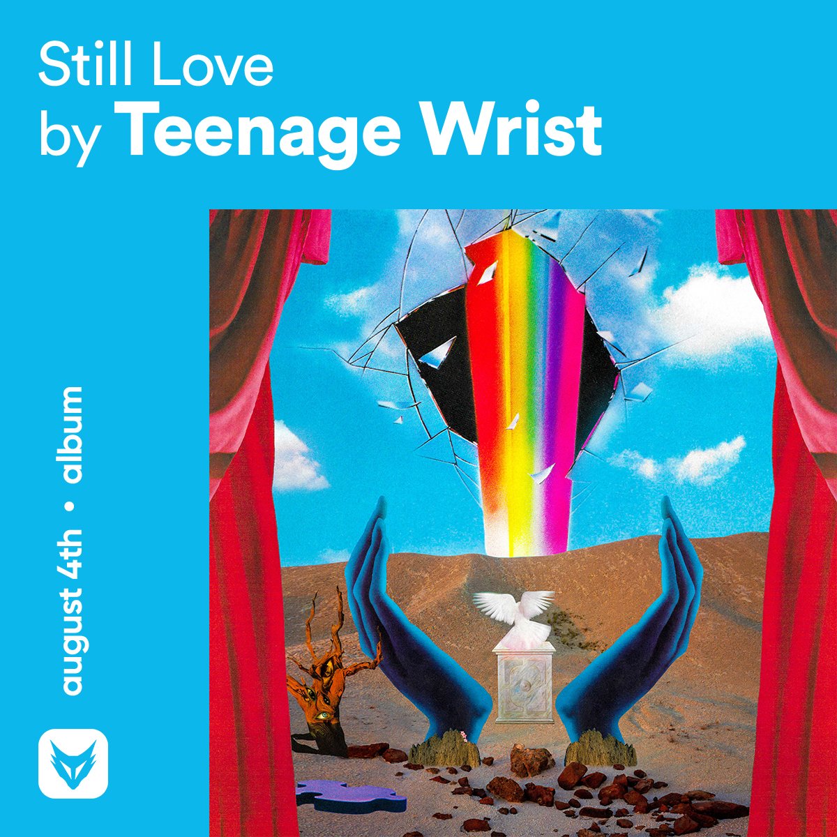 FOXCOREisdead's tweet image. // Californian alternative rock duo @TeenageWrist have announced their third full-length album "Still Love" will be released on August 4th!

Tracklist, Pt. I:
1. Sunshine
2. Dark Sky (feat. #SAMartinez of @311)
3. Still Love (feat. @softcultband)
4. Digital Self
5. Something Good