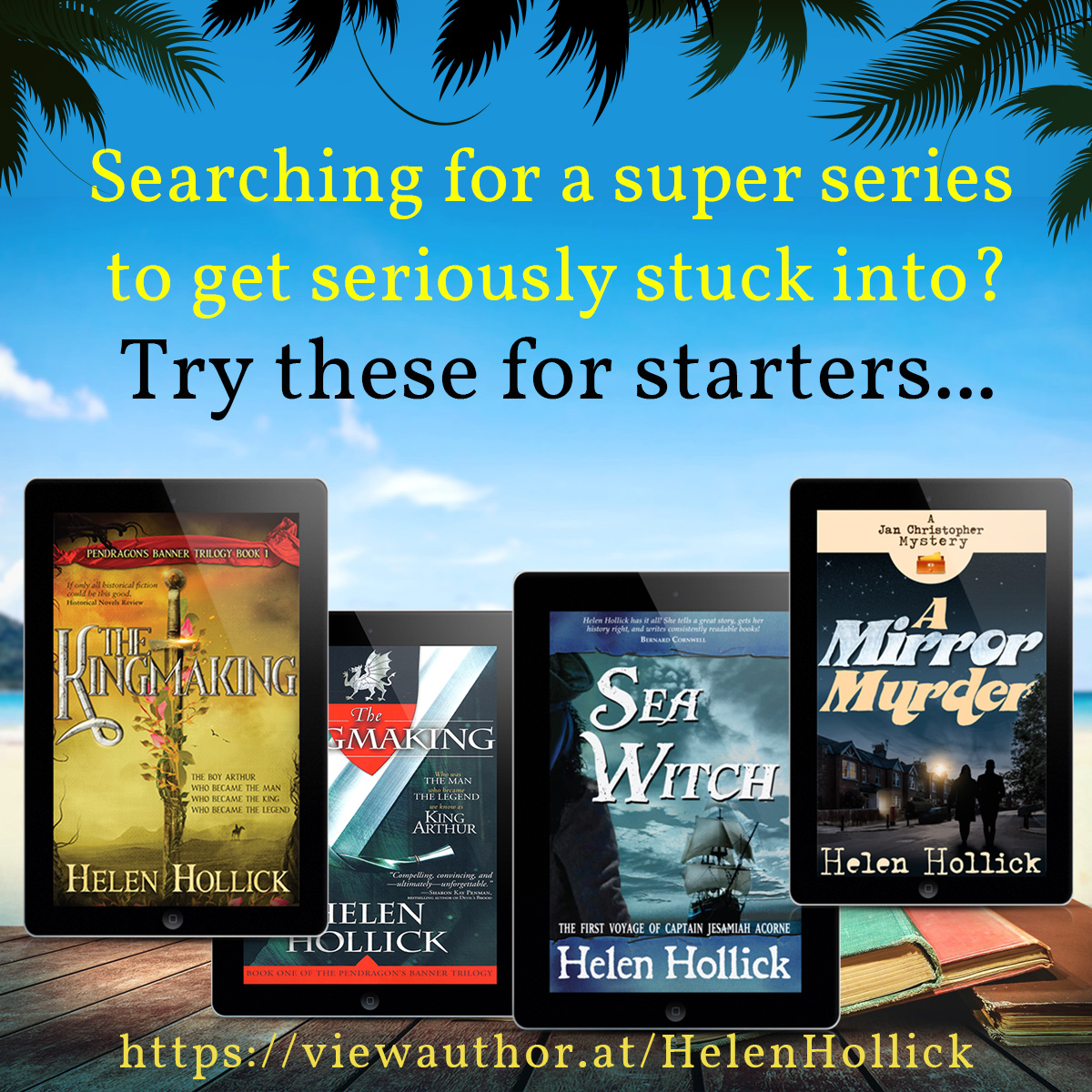 HelenHollick's tweet photo. Searching for a new #fiction #series to get stuck into? Try one (or all!) of these... #KingArthur #PostRomanBritain #NauticalAdventure #Pirates #CosyMystery #1970s #Paperback #EBook
My Books on Amazon: https://t.co/kqk2GHexQv https://t.co/UJouFAHW7l
