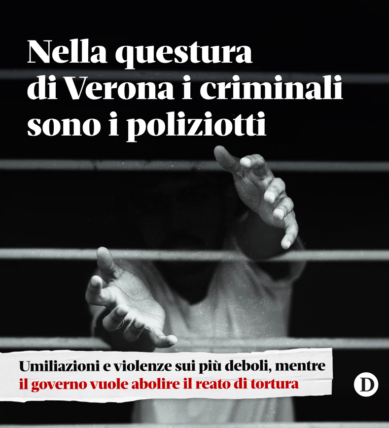 DomaniGiornale's tweet photo. 🔴 Nella questura di #Verona i criminali sono i poliziotti: botte, spray urticante e gesti come urinare sui fermati o usare il loro corpo per pulire i pavimenti dall'urina. Mentre il governo vuole abolire il reato di #tortura 👉 https://t.co/VRWoGzkLZK

di @Nellotro e @YoussefGz https://t.co/iiu1Cg3PbM