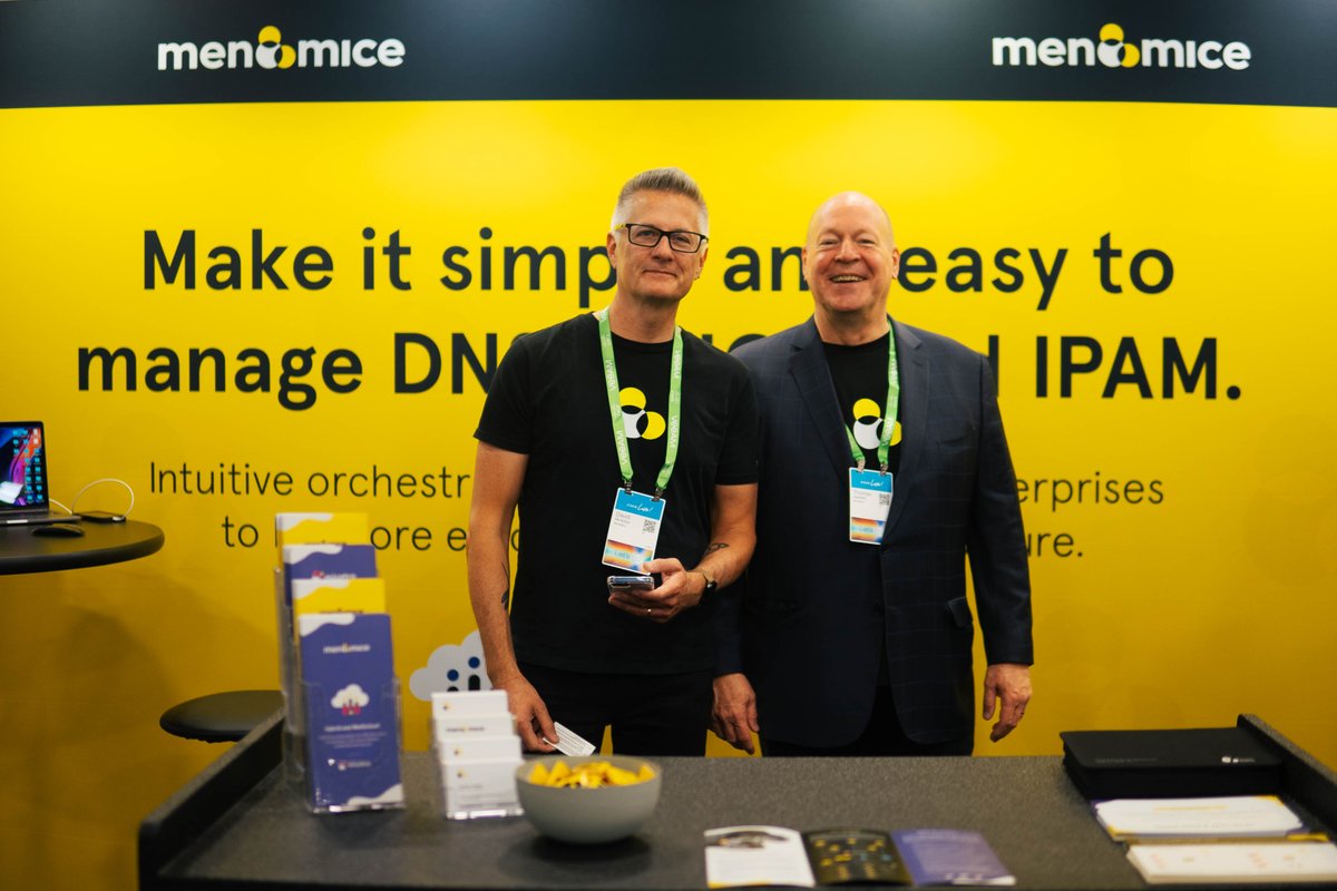 🎉 Who's ready for another epic day at Cisco Live? 🙌Brace yourselves, because the Men&amp;Mice dream team is back and going to rock the #DDI world.💪Get ready to dive into #Micetro, the incredible overlay solution that simplifies #DNS, #DHCP, and #IPAM management. #ciscolive
