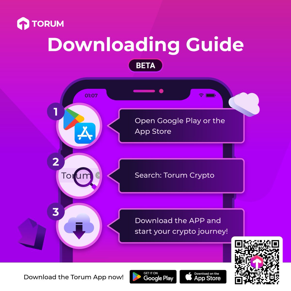 torum_official's tweet photo. Hold on, your gateway to the #Web3 world is just a tap away! 👀

Follow the simple steps to download Torum beta app and embark on an unforgettable #SocialFi journey that will redefine your crypto adventure, anytime and anywhere! 🔥

#TorumMobileApp #TorumTurns3 https://t.co/d08q3IVvUw