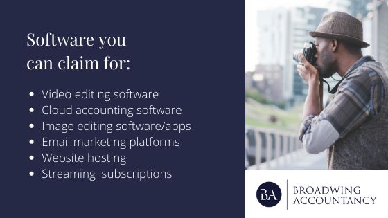 BroadwingAccts's tweet photo. Did you know that you can claim software against tax?

Want some help with financial planning?

📞 Call us on 01604 328328 and let us help you to get financially fit.

#expenses #influencers #taxreturns https://t.co/NPam6A6Cu4