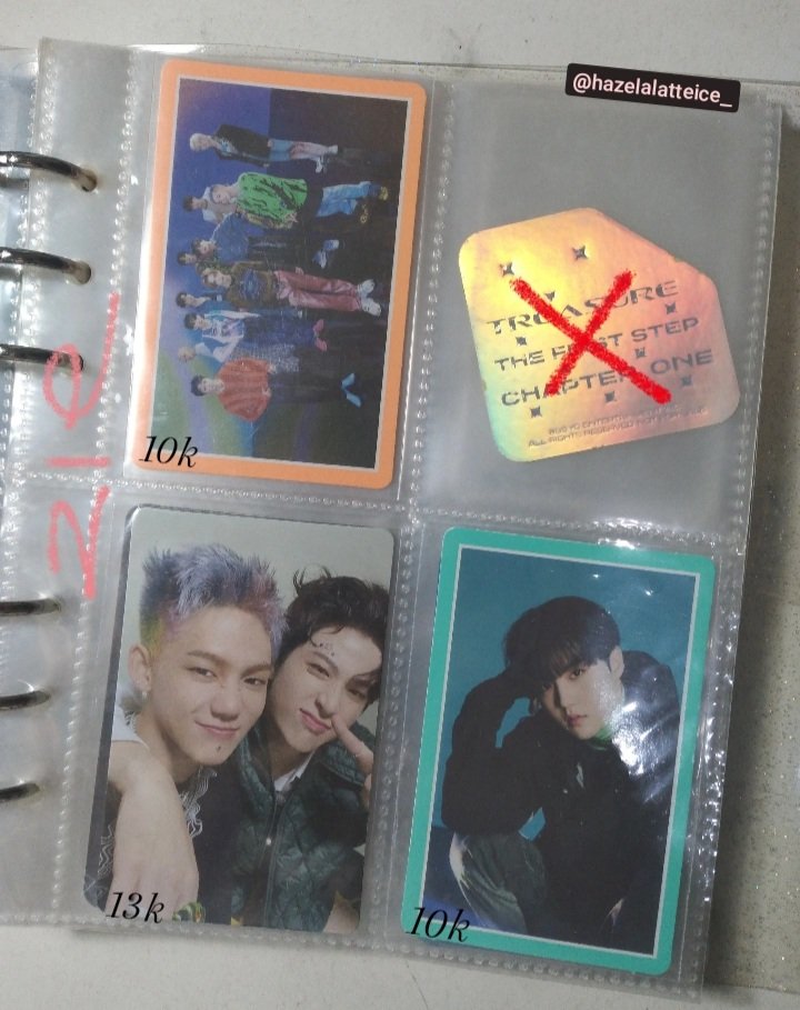 Hazelalatteice_'s tweet photo. HELP LIKE/RT‼️ SALE❗❗
Want to sell/WTS
aab treasure
-semua udh inc packing yaw 
-mau tanya tanya boleh dm~ 

TAGS. Hyunsuk Jihoon Yoshi Junkyu Jaehyuk Doyoung Haruto Jeongwoo Junghwan Treasure https://t.co/pk2W0So3b0