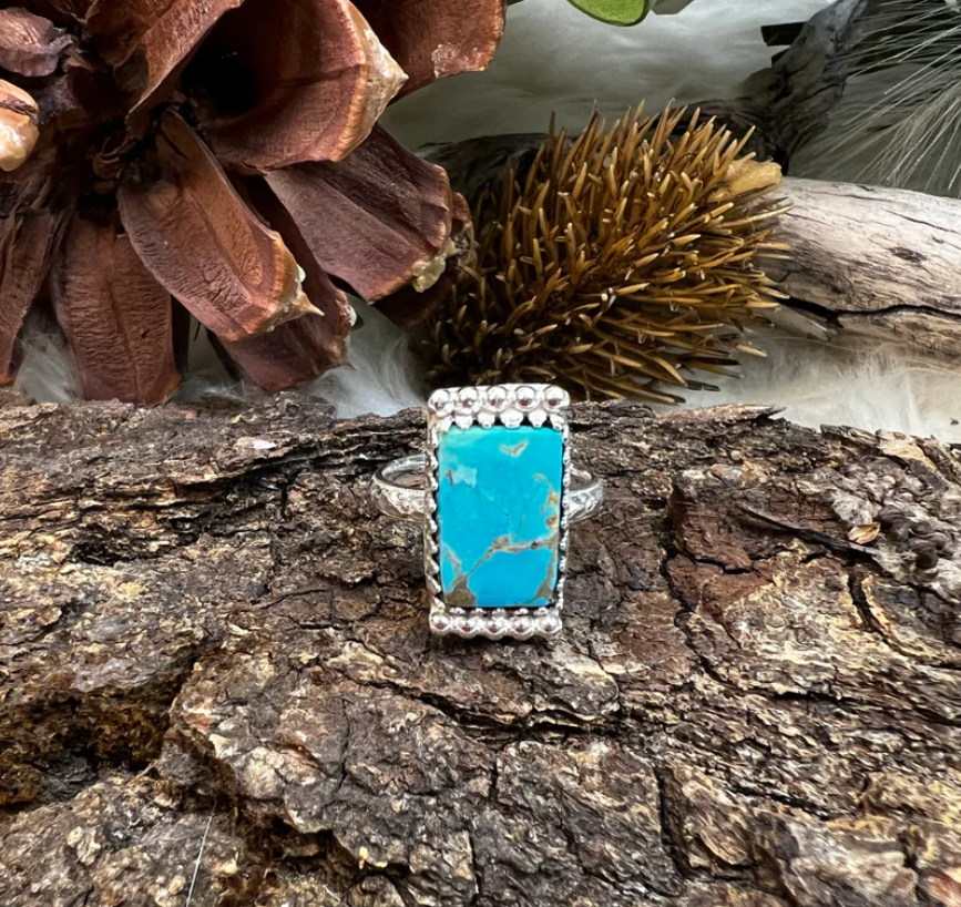 Elevate your style with our exquisite collection of turquoise rings. Handcrafted with sterling silver, these stunning pieces from TahoeMtn Jewelry Shop are the perfect blend of elegance and craftsmanship 
#TurquoiseRings #SterlingSilverJewelry 
Shop now - tahoemtnjewelryshop.com/collections/ri…