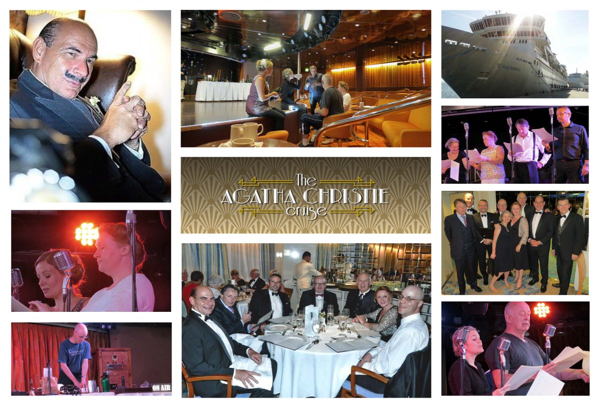 Today, looking back to 2015 when I was fortunate to join the Agatha Christie Radio Company performing for the guests onboard cruise ship Balmoral, supporting this talented cast with a Poirot appearance lnkd.in/e93sKD4w
#murdermystery #entertainmentindustry #eventindustry
