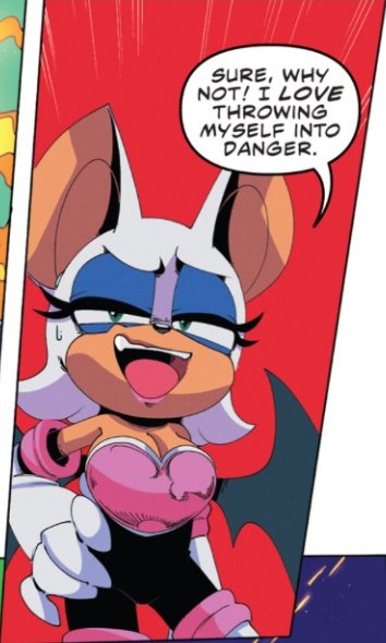 Rouge ate this issue ngl...