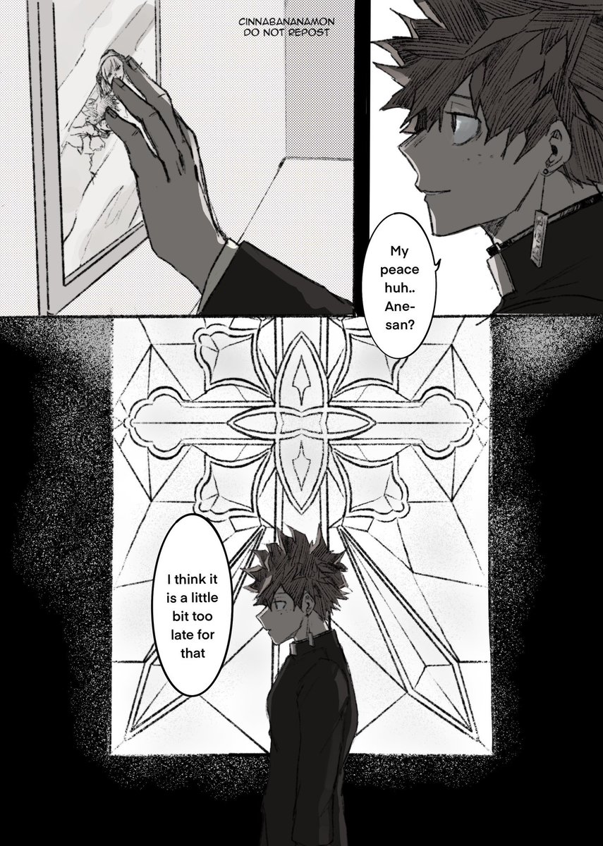 2 izuku panels of 2 different AUs of mine. I wonder what happen if they met te-he