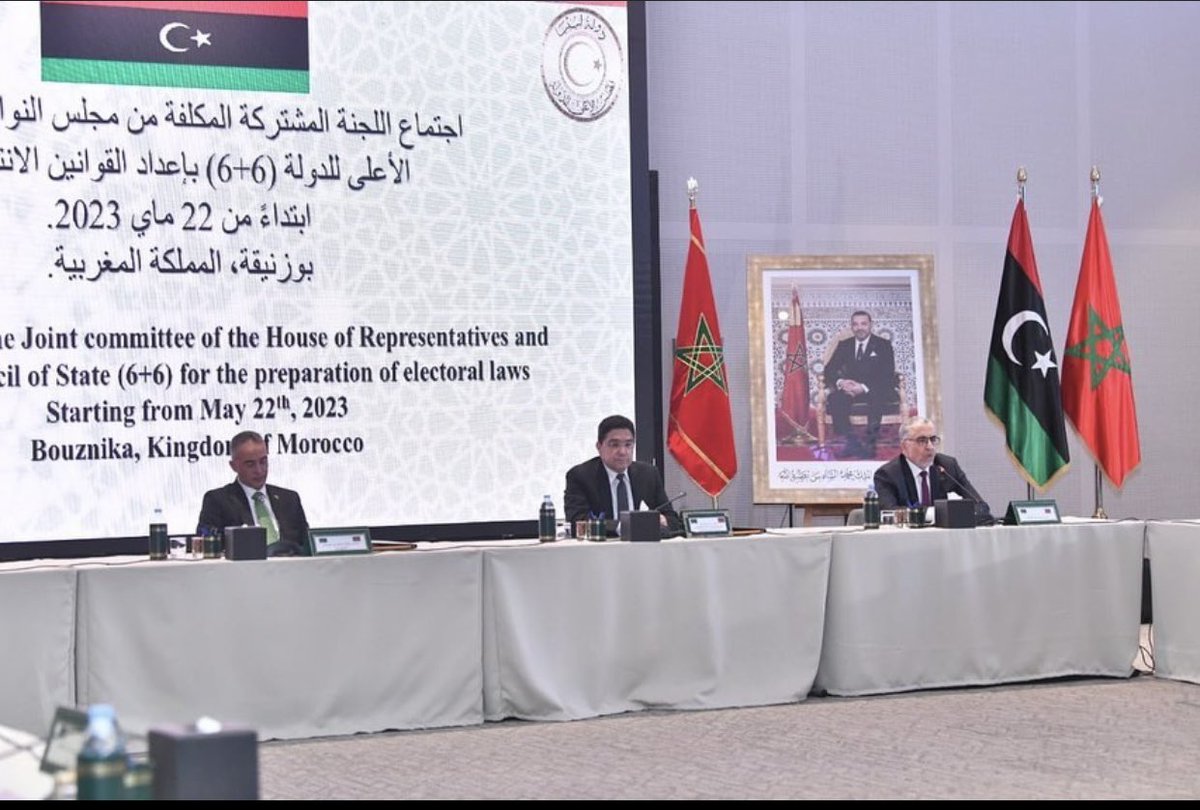 BahrainEmbMA's tweet photo. بدعوة من معالي  السيد  ناصر بوريطة وزير الشؤون الخارجية والتعاون الافريقي والمغاربة المقيمين بالخارج حضر سعادة السفير خالد بن سلمان المسلم سفير مملكة البحرين لدى المملكة المغربية  عميد السلك الدبلوماسي العربي مساء اليوم بمدينة بوزنيقة جلسة المشاورات و الإتفاق.. https://t.co/RQEWRStksl