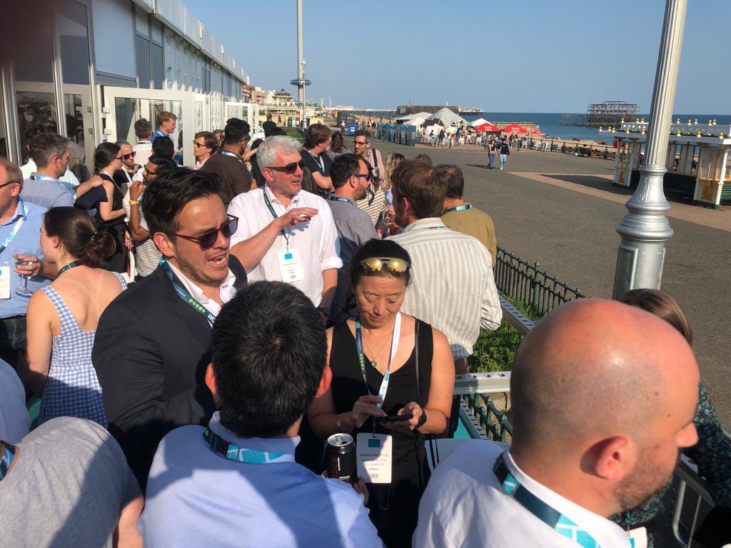 FootprintPlus's tweet image. #throwbackyesterday #FP23 networking drinks ☀️ 🏝️ 🍸 - ‘a picture is worth a thousand words’ #footprintplus23 #brighton @AtelierTen