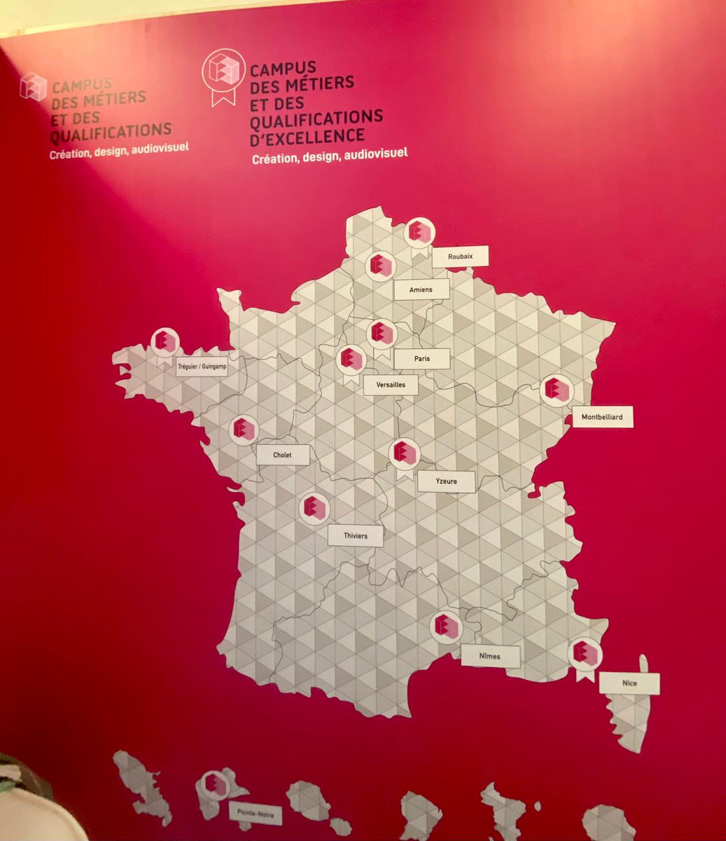 campusmodeluxe's tweet photo. Fabriquons France 2030 avec les Campus des métiers et des qualifications.
Les CMQ du réseau thématique national Créations culturelles, artistiques et audiovisuelles présents pour présenter les formations et métiers au Palais de la Porte Dorée 
@acnantes https://t.co/6o1EWTdjsX
