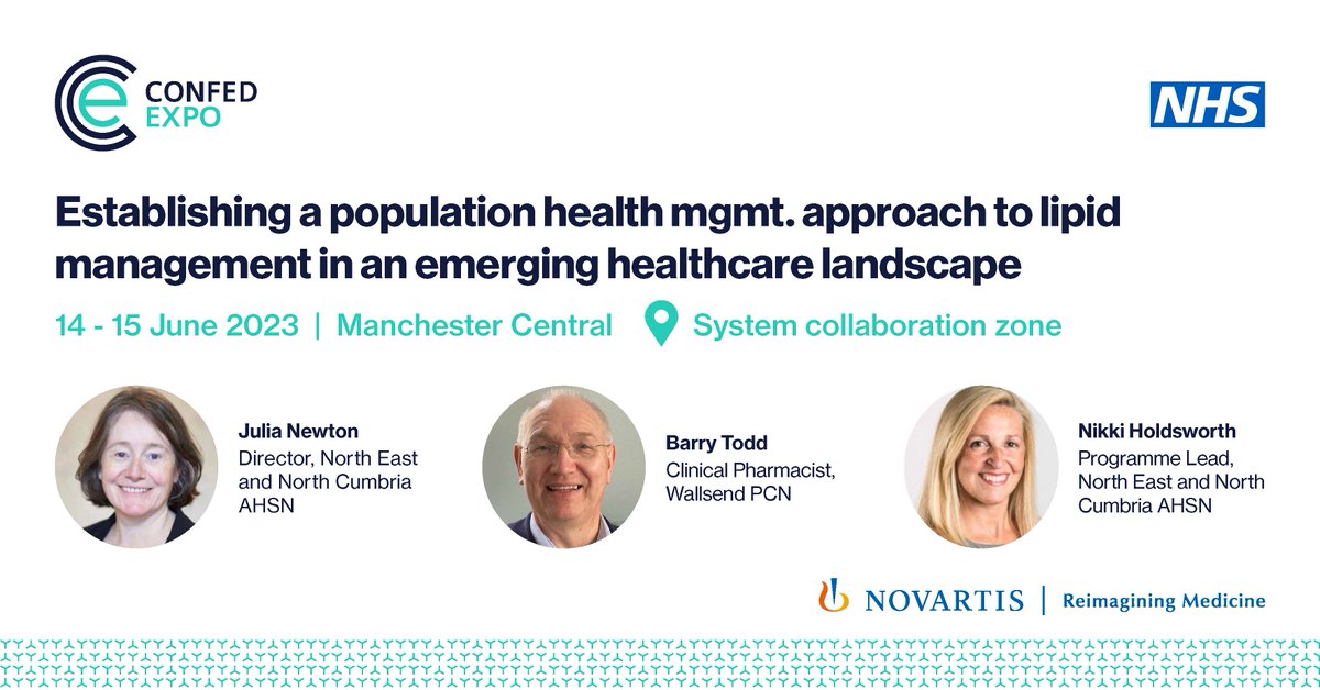 System-wide partnerships can help to deliver real change for patients. We’re delighted to be hosting @AHSN_NENC at our @ConfedExpo Feature Zone and hearing how health inequalities can be addressed. #NovartisOK