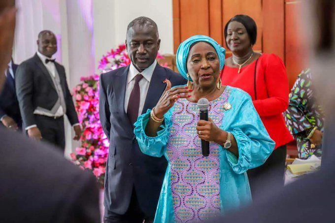 Belle communion hier au déjeuner offert aux femmes députés et au personnel féminin de l’<a href="/assnatci/">Assemblée Nationale de Côte d'Ivoire</a>🇨🇮 à l’occasion de la célébration de la fête des mères. 
#OnAvance Ensemble !