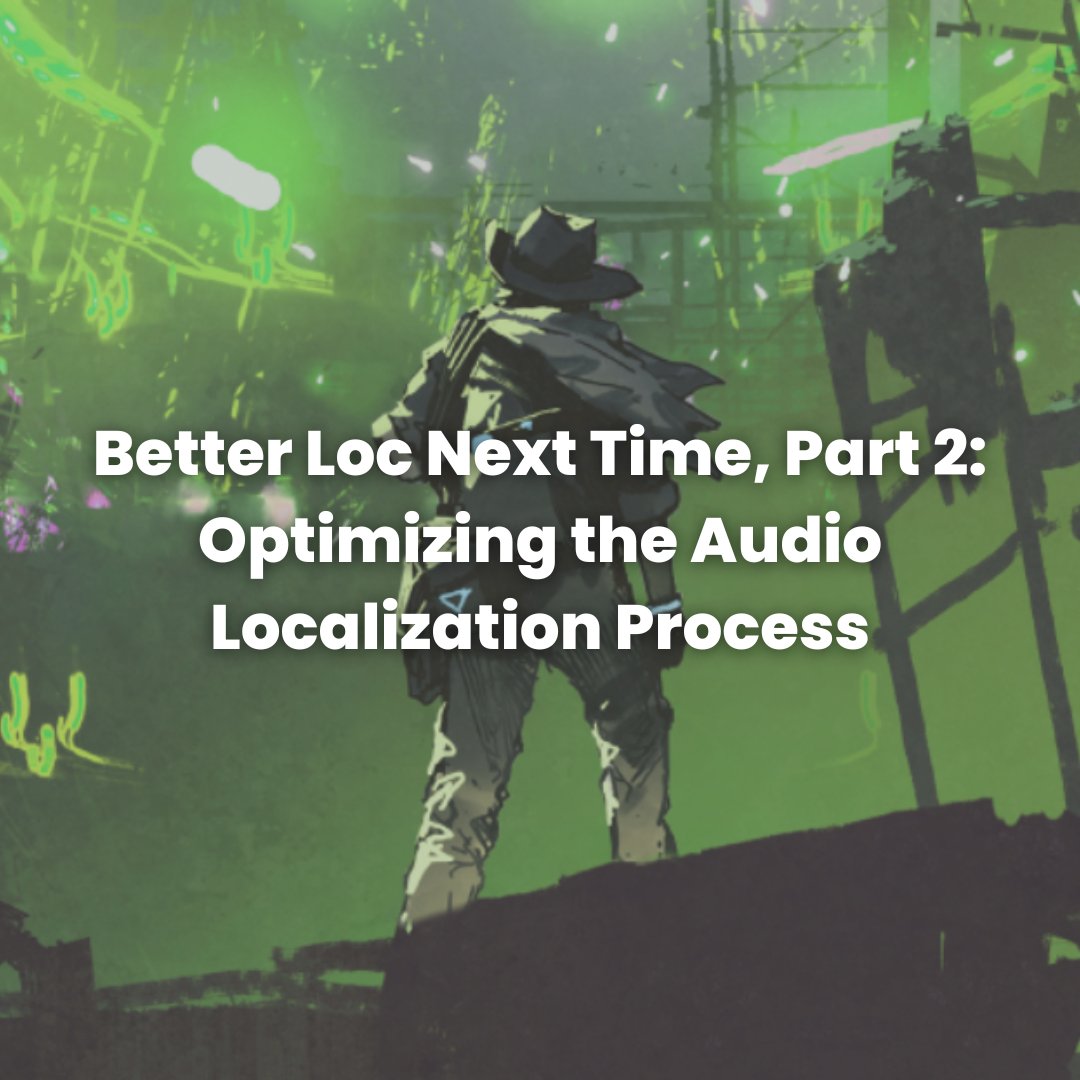 SideGlobal's tweet image. Enhance your #AudioLocalization process with effective solutions to common challenges! #AudioLoc can comprise 50-70% of a game's localization budget.
Learn from Olivier Deslandes, our SVP of Audio & Speech Technology, as he shares his expert insights: bit.ly/3Neu3mk