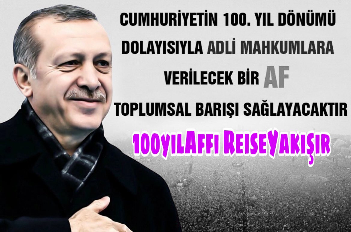 Umut, mahkumun ekmeğidir.!

AFMüjdesi BayramÖncesi
<a href="/RTErdogan/">Recep Tayyip Erdoğan</a>