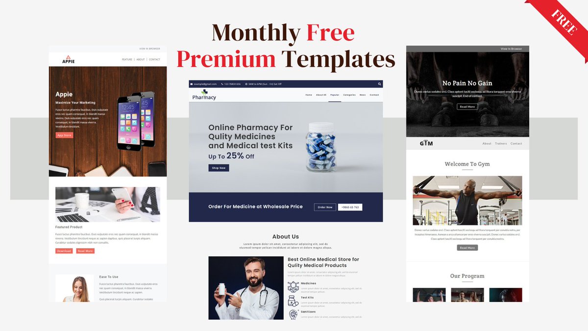 Get free premium templates now

Click on the link 🔥
pennyblacktemplates.com/demo/pbt-email…

Feel free to contact us: query@pennyblacktemplates.com

#Freetemplates #free #likesforlike #Share #Comment #Save
