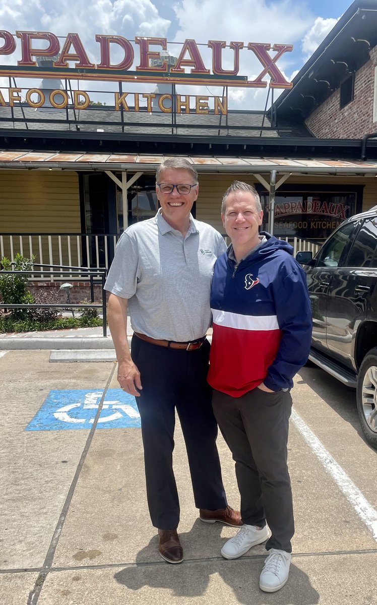 Such a joy and privilege to catch up with my longtime friend and former student, <a href="/jarrettstephens/">Jarrett Stephens</a>.  Great conversation about current theological issues, present church challenges, and ministry education. Jarrett is doing an incredible job leading Houston’s <a href="/championforest/">Champion Forest</a> BC.
