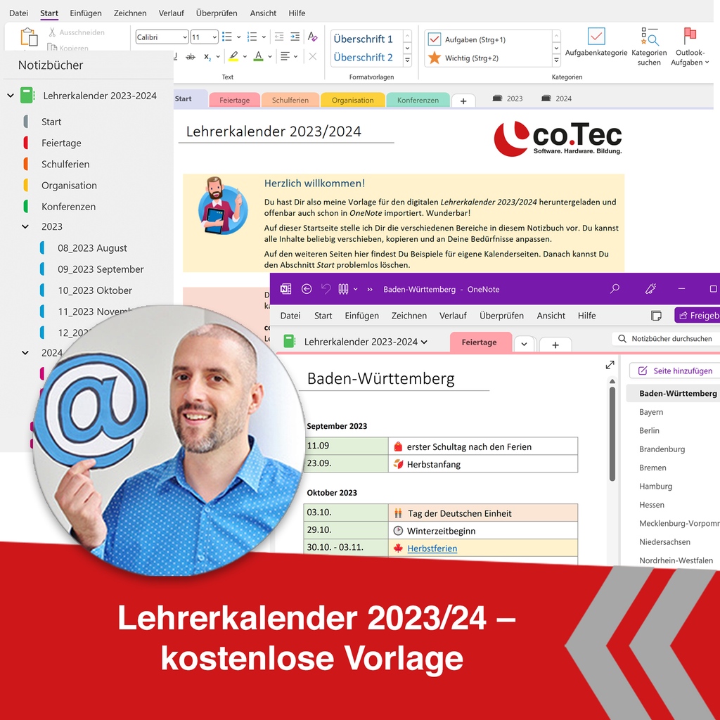 Die Sommerferien nahen. Sie möchten auf das neue Schuljahr TOP vorbereitet sein? <a href="/StefanMalter/">Stefan Malter | Autor & Medientrainer</a> stellt, in Kooperation mit uns, eine kostenlose #OneNote Kalendervorlage zur Verfügung! 🙌📖

↪ malter365.de/onenote/lehrer…

 #Microsoft #MicrosoftEDU #Microsoft365 #twitterlz #twlz