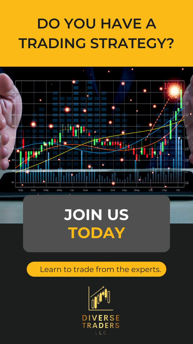 DiverseTraders's tweet photo. Let us help you create a solid trading strategy tailored to your goals and risk tolerance. Start your trading journey on the right foot with expert guidance. 

Start Today With Diverse Traders LLC. 
https://t.co/ISIaEC1vz9 https://t.co/ezIGbfPgxb
