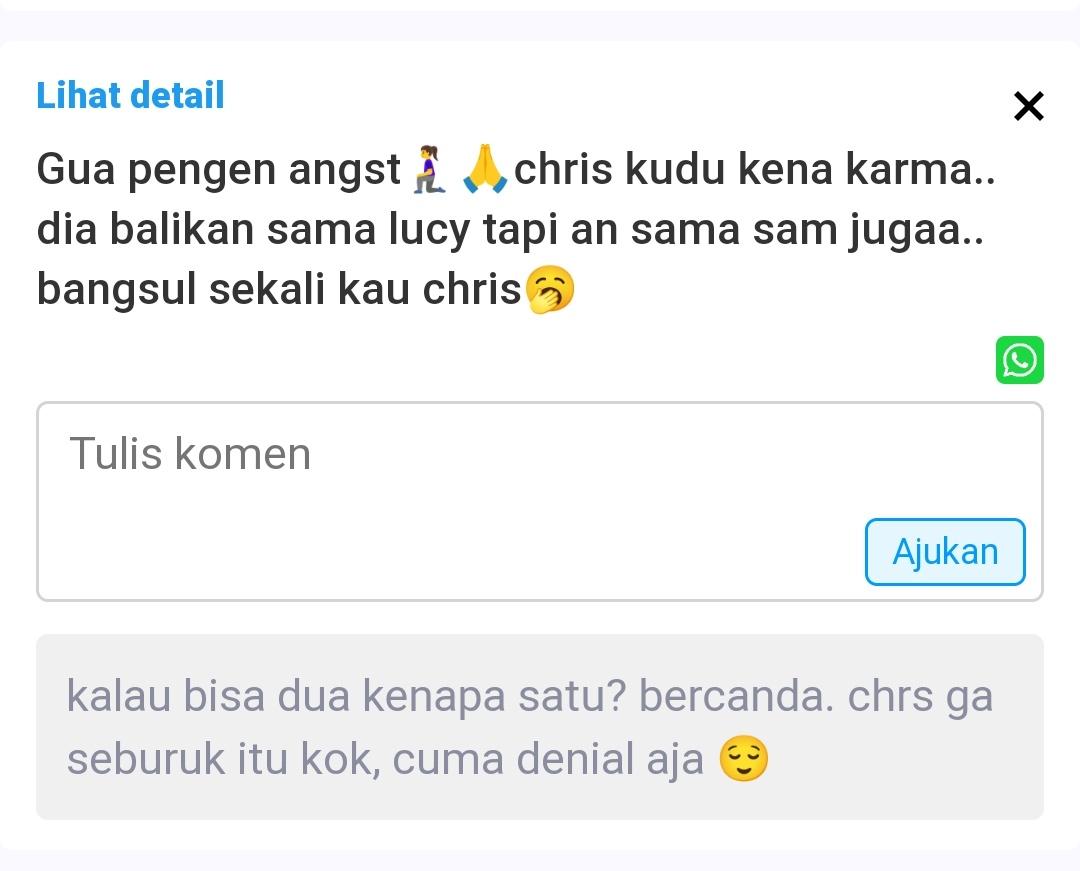 greywolfchan's tweet photo. ayo dong beri chrs kesempatan kedua, dia baik kok cuma ketutup denial aja #priabaik https://t.co/NUqTo8ZOMK