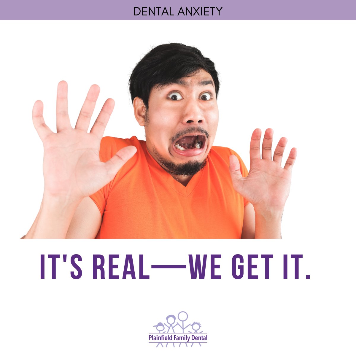 🤗 We understand that dental anxiety is real. That's why we're committed to making your visits as comfortable as possible. Tell us about your past experiences, and let's work together to make your next appointment a positive one! #DentalAnxiety #WellnessWednesday