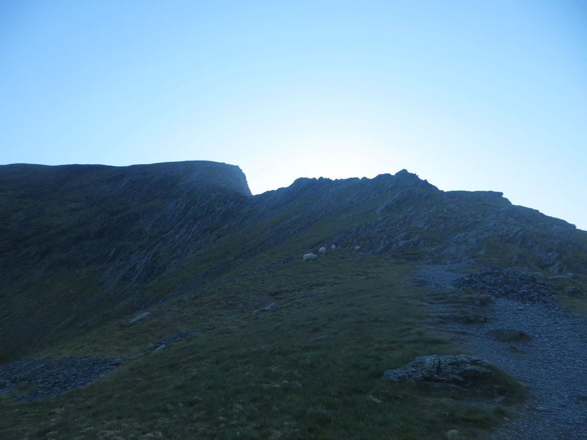 Day at the desk.  
Evening on #SharpEdge and #Blencathra