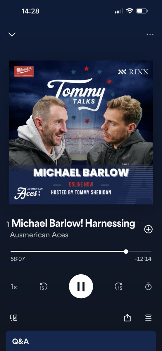 Gageyinperth's tweet photo. Great listen 💜 @ausmerican_aces #tommytalks #rixxeyewear #foreverfreo https://t.co/sJWpw5mKRE