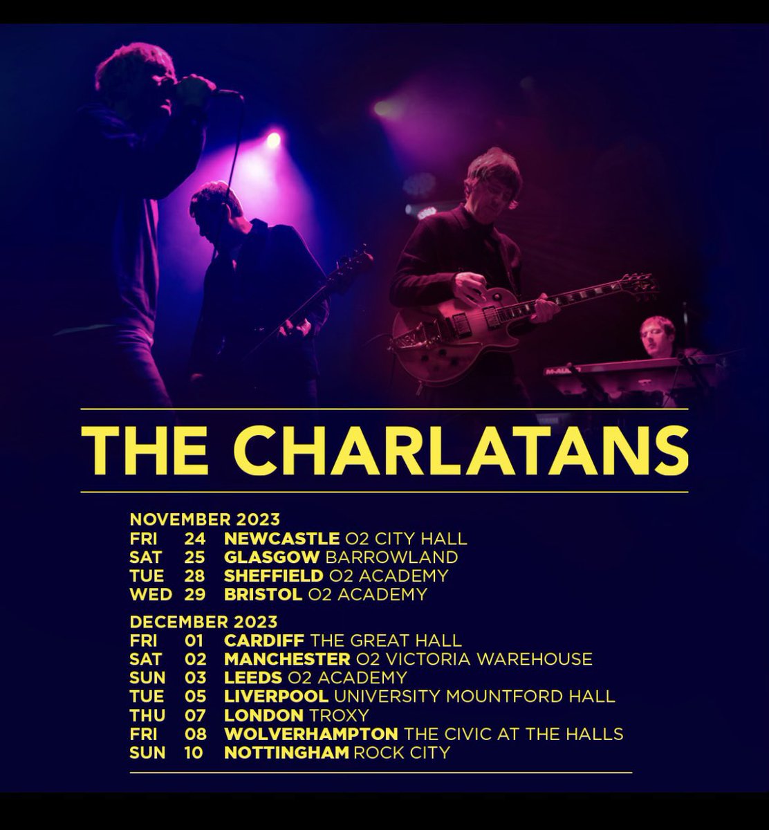 #TimsTicketGiveaway #TheCharlatans Manchester would be awesome please! 🙏🏻🎶💛🤞🏻