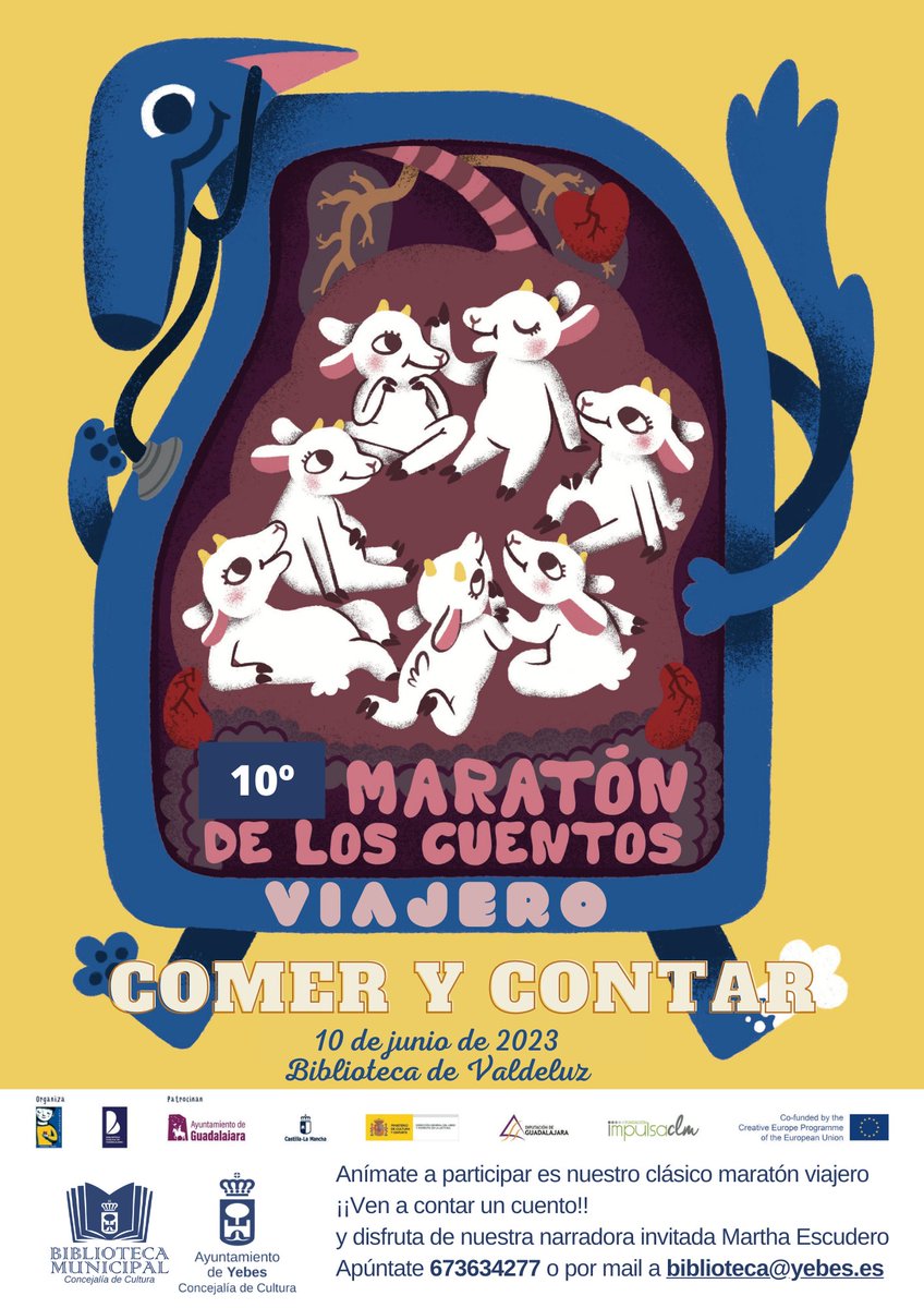 Martha Escudero es la narradora invitada al X Maratón Viajero de Cuentos Viajeros que se celebra este sábado 10 en la terraza de la biblioteca de Valdeluz. En horario de tarde y en sesiones distintas: de 19 a 21 horas el maratón familiar y desde las nueve para el público adulto