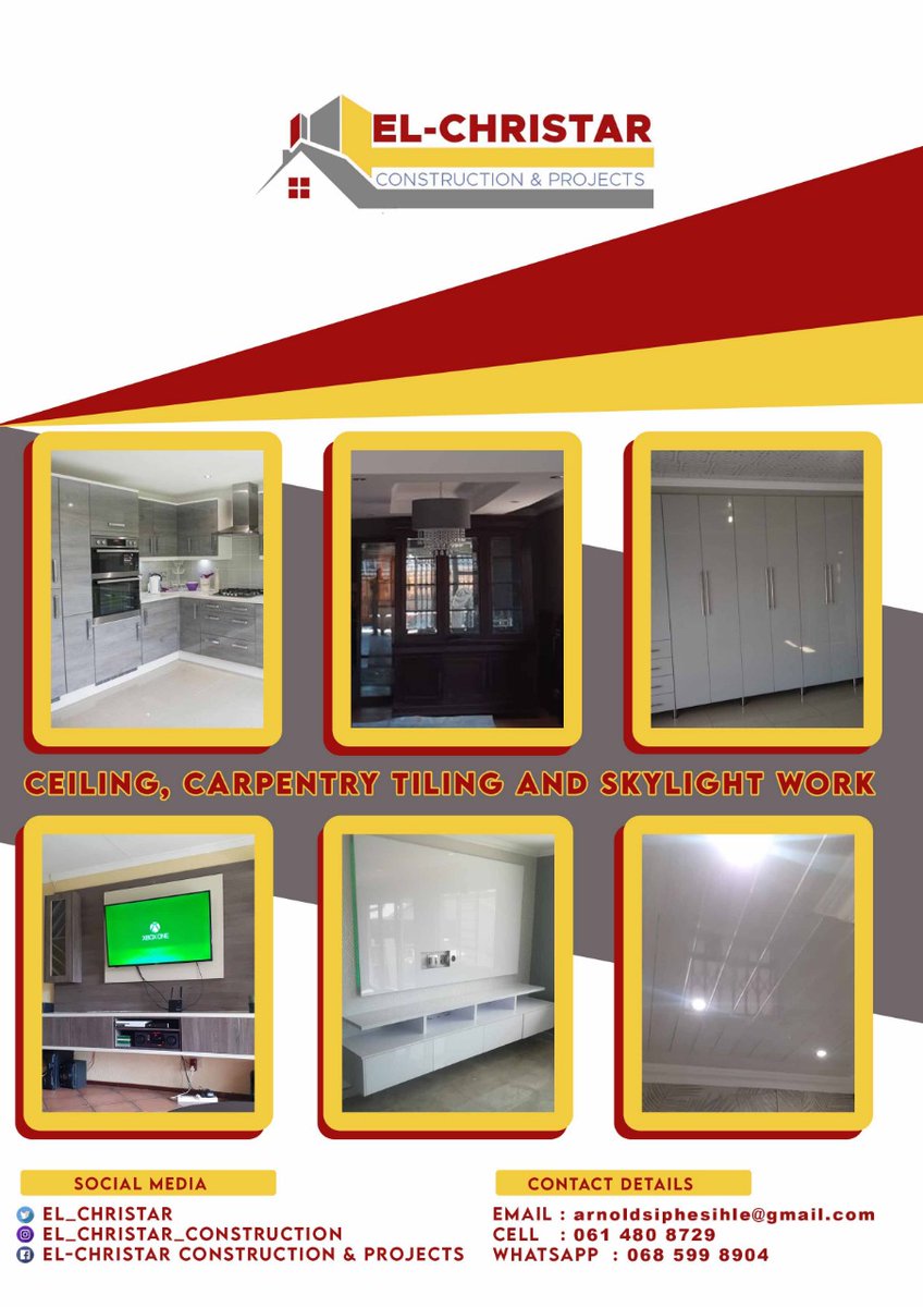 el_christar's tweet photo. Home Improvement Services.
#Lorch 
#ThaboBester #EFFTurns10 https://t.co/jO5LXvsAIB
