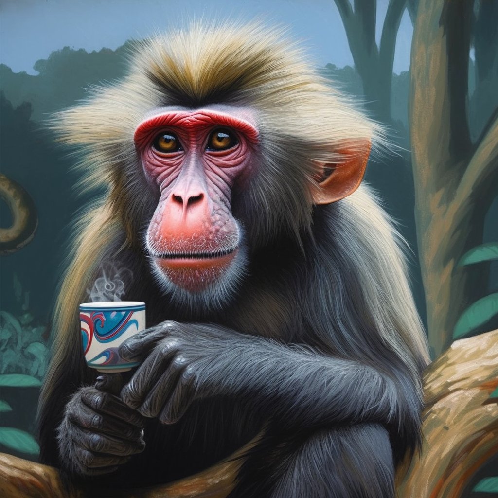 Degen_Zoo's tweet photo. GM Degenz!

Did you know our Mandrill has a 77% ROI &amp; 1863 APY?

They are the largest species of monkey in the world. Adult males can weigh up to 35 kg. Mandrills are highly social animals and live in large groups known as troops. Just like our Degenz Community but smaller. https://t.co/v9A03RgRGp