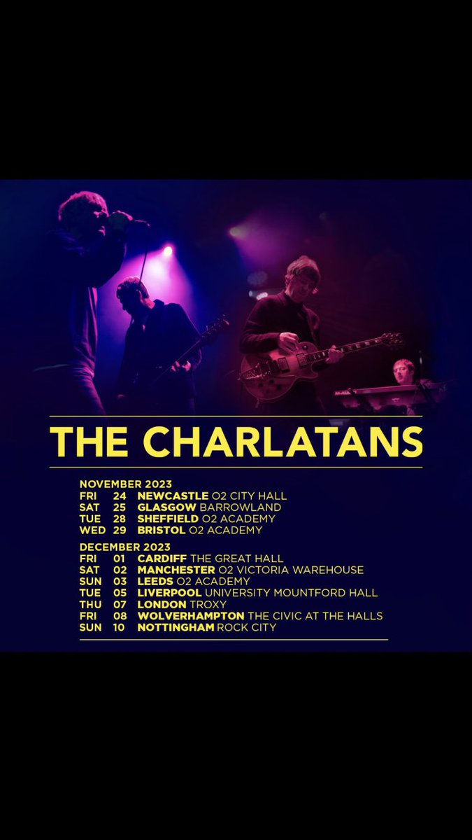 Gotta love the Charlatans, especially at the City Hall in the Toon. Looking forward to wearing my How High Hikerdelic jacket!! #TimsTicketGiveaway