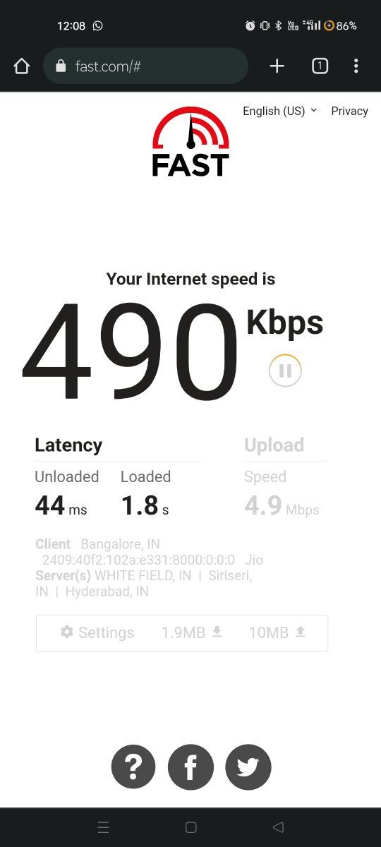 deepak19d_'s tweet photo. @m_xmarty @JioCare @reliancejio I'm getting 2G speed in bangalore https://t.co/LFSbshb9G7
