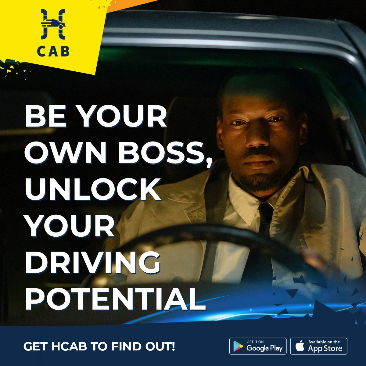 Are you ready to take your driving skills to the next level?

We have the right opportunity for you at #HCab . The new cab service in town.

Download the app to find out more on how to be part of our quality drivers.

#HCabinNairobi #HCab #HustlerOpportunities